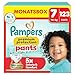 Pampers Premium Protection Pants Größe 7, 123 Windeln, 15kg+, mit 360° Passform und weichen Anti-Auslaufbündchen für unseren besten Komfort und Schutz