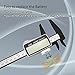 Calibre Digital,Vodlbov 150mm Pie de Rey Digital Calibrador Digital Profesional Electrónico Vernier...