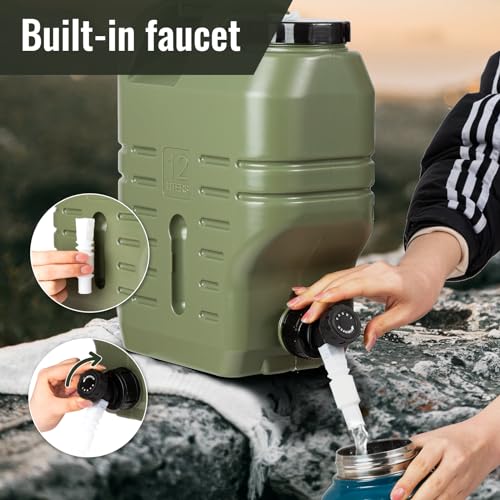 Cantimplora de Camping GIGYES 3.2 Galones con Pico miniatura 3