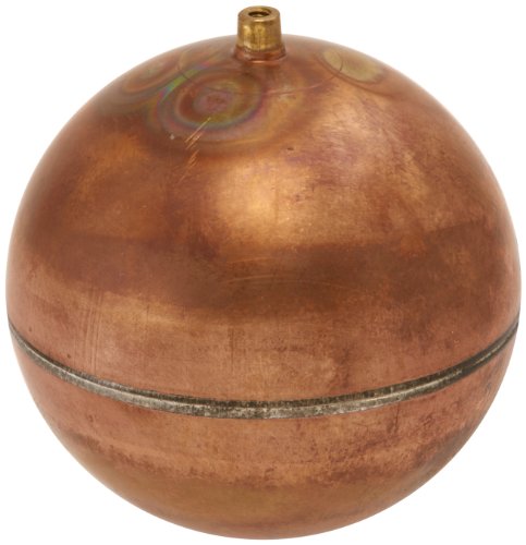Robert Manufacturing R440 Series Flotador de cobre esférico, 3/8 "NPT hembra Spud, 8 "de diámetro, 8,03 libras flotabilidad