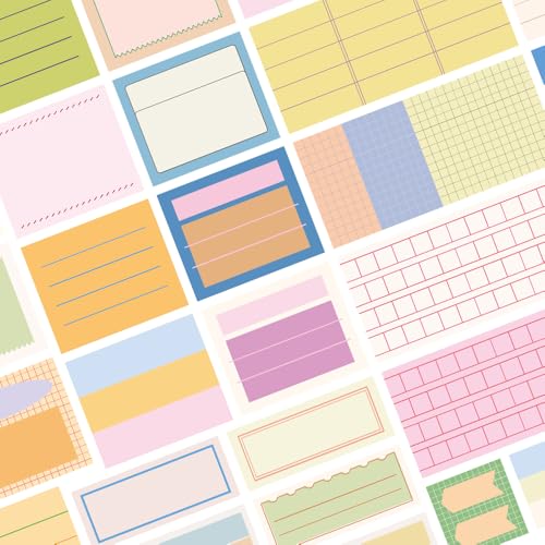 モノライク メッセージ&ラベルシールパック(102枚) Message & Label Sticker Pack - バラエティパック、日記 、スクラップブック、防水、ファンシーステッカー