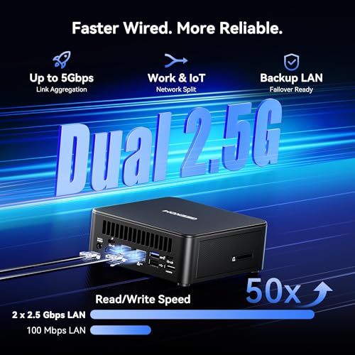Image of GEEKOM IT13 MAX AI Mini PC, Intel Ultra 9 185H(TDP 65W) Idea Coding /Tasks, 24GB LPDDR5(5600 MT /s) 500GB PCIe 4.0 SSD, 8K Quad Display, WiFi 7, Dual 2.5G LAN, Arc Graphics Gaming /Video