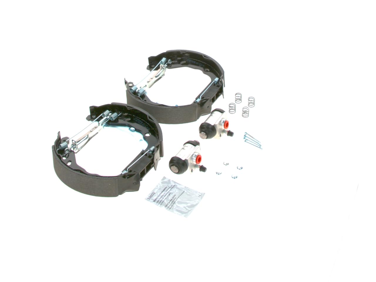 Bosch KS679 Kit Super Pro - Kit de frein à tambours arrière - 1 jeu complet prémonté, 2 cylindres de roue, 4 mâchoires de frein