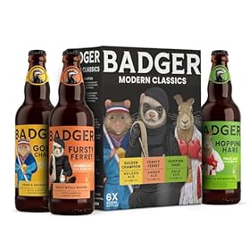 Badger Beers Modern Classics Mixed Beer Multipack | Golden Ale, Amber Ale & Pale Ale | Ale gift set of 6 x 500ml beer bottles Badger Beers Modern Classics Mixed Beer Multipack | Golden Ale, Amber Ale & Pale Ale | Ale gift set of 6 x 500ml beer bottles – Badger