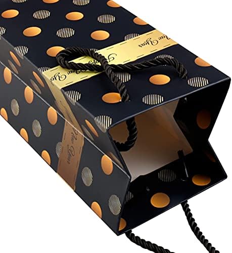 RAYITO 6 Pcs Household Items Wine Bottle Gift Bags Portable Lightweight Christmas Kraft Paper Red Wine Bags Festive Party Supplies