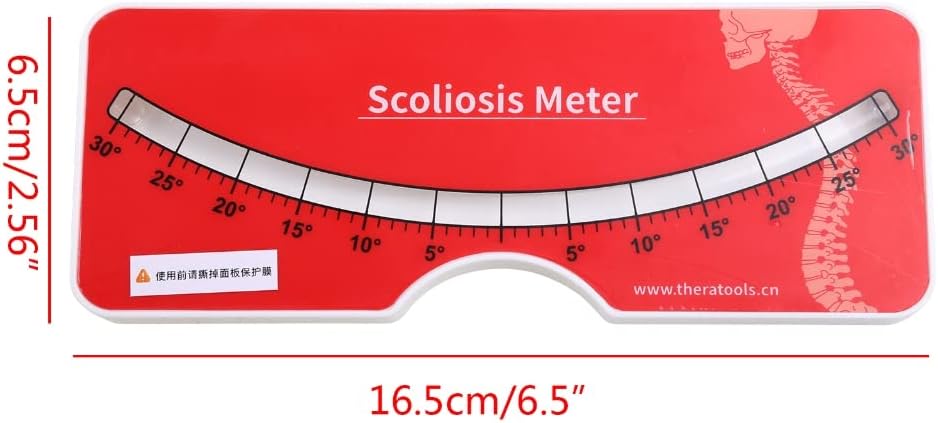 Scoliosis Portable Medical Measuring & Testing Meter Back & Spine Diagnosis For Adults/Children Lightweight
