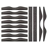 nasenpolster Weiches Material: Die Antibeschlag Nasenbrückenpolster bestehen aus hochwertigem Schwamm, sind ungiftig und geruchlos, weich und leicht, sicher für Erwachsene und Kinder, nicht leicht zu brechen und langlebig