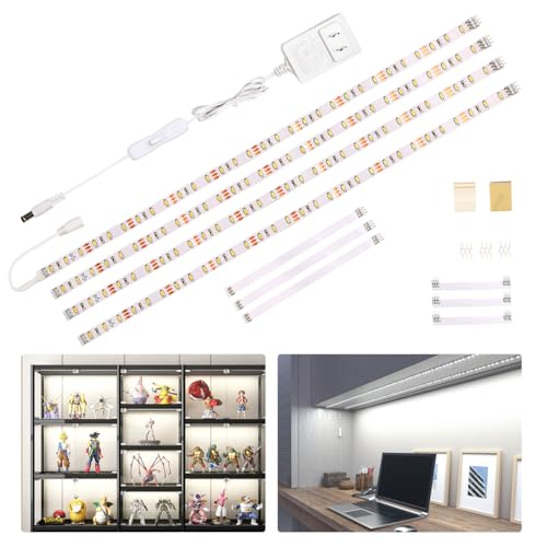 Wobane LED �I �ԐڏƖ� �e�[�v���C�g 2m(50cmx4�{) �o�[���C�g 1100lm ���邢 �L���r�l�b�gled ���^ �H���s�v �����F (�R���N�V����/�L�b�`��/�䏊/�L���r�l�b�g/�t�B�M���A/�V���[�P�[�X �I) �Ɩ� �ȃG�l PSE�F�؍�