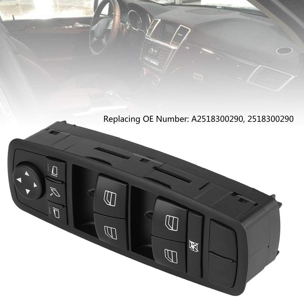 Aramox Power Window Control Switch, Power Window Master Control Switch Window Switch for -Benz ML350 Master 2006-2011