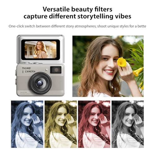 Caméscope numérique porte-clés 4K Bewinner pour vlogger sans s'encombrer - 6