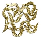 Walter Kunze Design 10-Piece Celestial Dresden Angel Wings, Gold