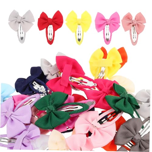 Barrettes nœuds pour cheveux fille et garçon pinces de coiffure colorées VALICLUD 30 pièces