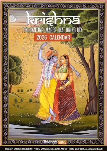 Image of Tallenge - Enchanting Krishna - 2026 Wall Calendar - 12 x 17 Inches (Paper, Wall Calendar)