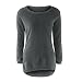 VJGOAL Mujer Otoño e Invierno Moda Casual Color sólido Manga Larga Suave...
