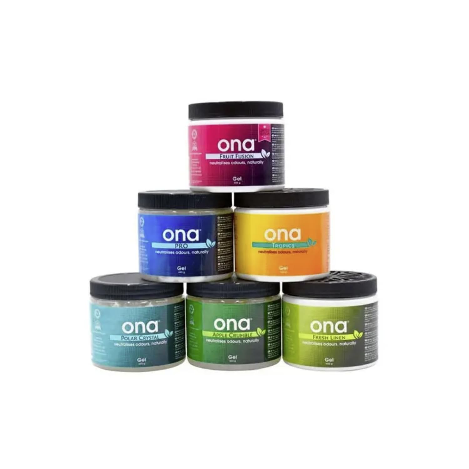 GROWMANIA Neutralizador de Olores ONA 3,8 kg Tropics - Eliminador de Olores - Purificador Mal Olor en Formato Gel