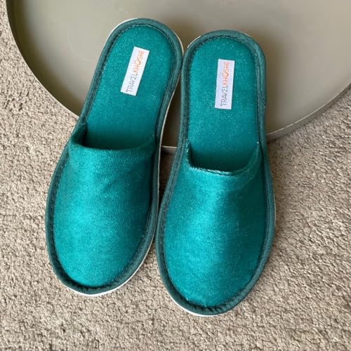Image of Travelkhushi Soft Comfy Home Slippers For Women & Men For Winter Capet flip flops for Bedroom Indoor Carpet house slides Anti skid Slippers for Winter & Summer