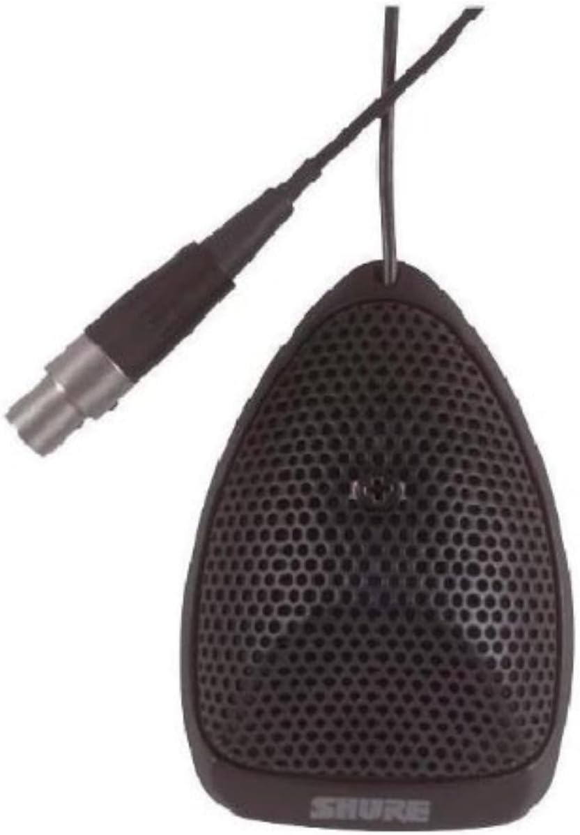 Shure MX391/C Condenser Microphone (Cardioid), Black