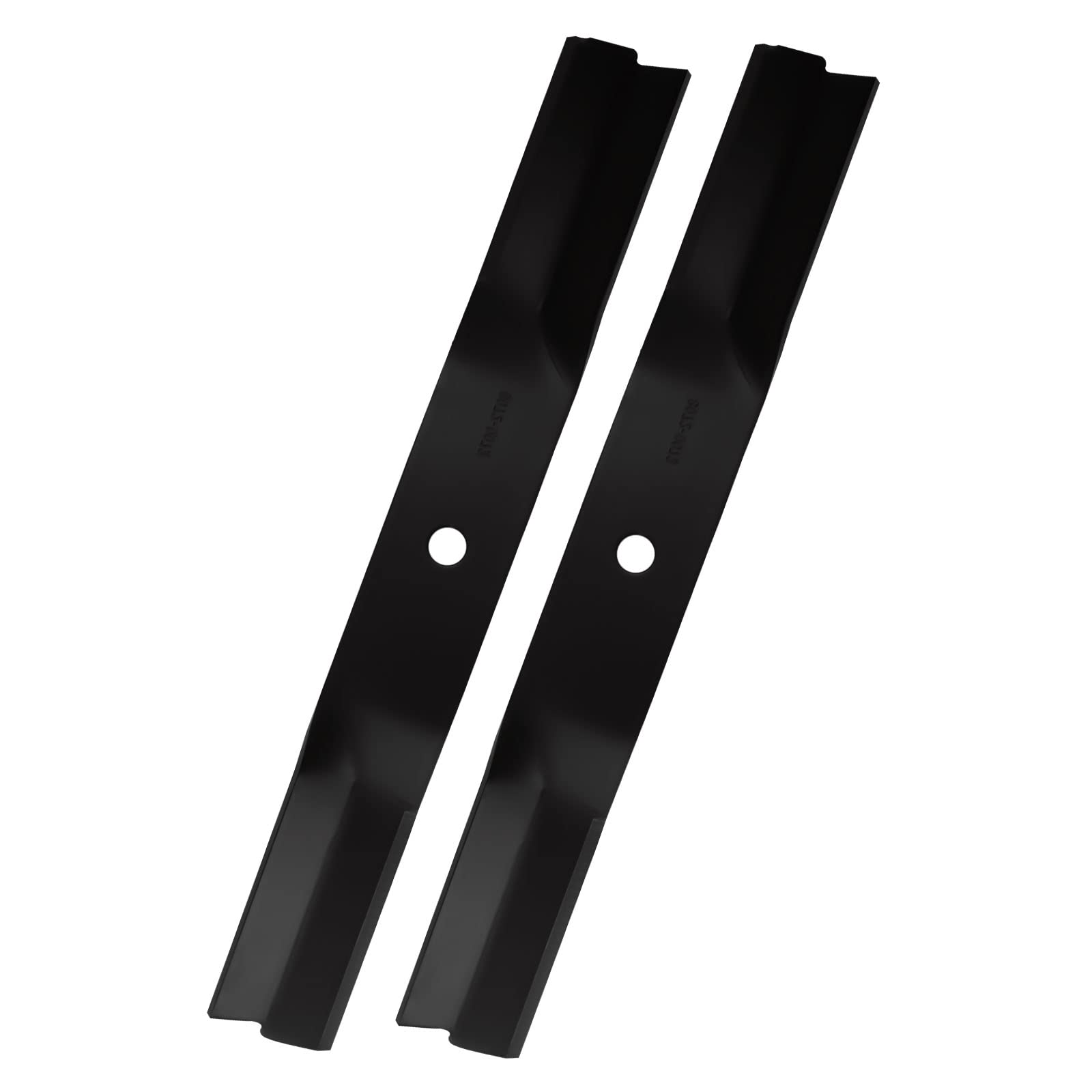 Mower 38 inch Deck Low-Lift Blade for John Deere Lesco GT242 LX188 STX38 050536 AM100946 M82408 GT235 GT242 LT133 LT150 LT155 LT166 LX172 LX173 LX176 LX178 SRX95 SX95 2 Pack