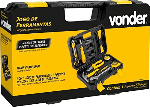 Vonder, Jogo De Ferramentas Com 59 Peças.