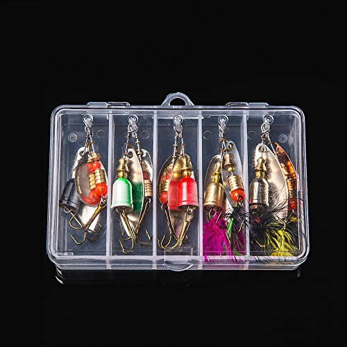 Kingforest 10Pcs Fishing Lures Spinnerbait thumb #3