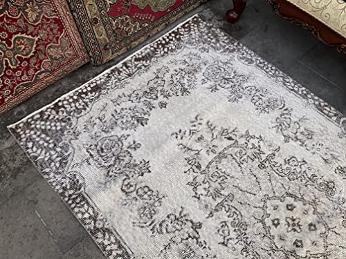 Turkey Rug, Vintage Decor Rug, Organic Wool Turkish Rug, Bedroom Decor Area Rug, Large Size Carpet, Free Express Shipping #TOP5