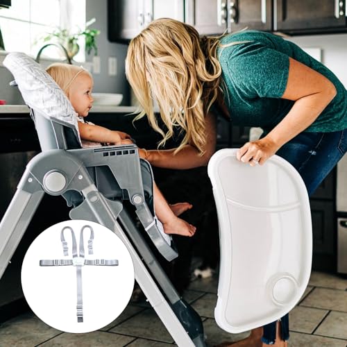 Hauck Hochstuhl Gurt,5 Punkt Gurt Hochstuhl Sicherheitsgurt,Ersatz-Sicherheitsgurte für Baby Kinderwagen,Verstellbare Wandelbare Gurt Tripp Trapp Stuhl,Kinderschutzgurt,Universal Anschnallgurt Zubehör