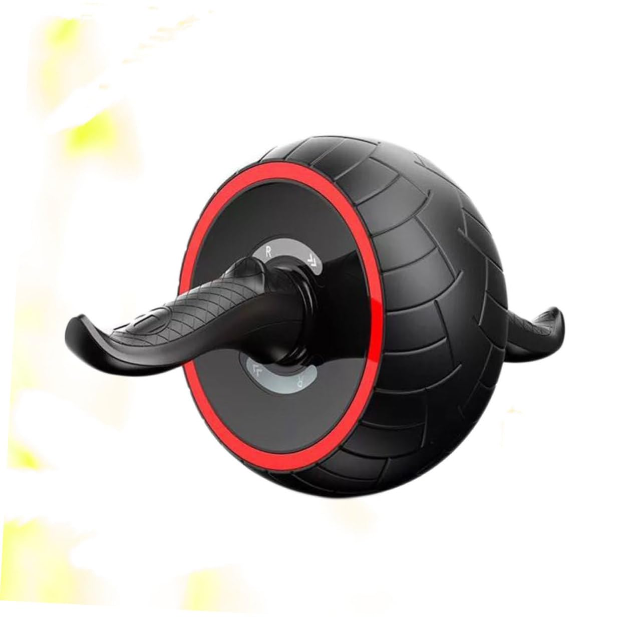 Ruota Addominali Fitness in Gomma Premium per Allenamento Addome Silenziosa e Facile da Usare Attrezzo Multifunzione per Uomo e Donna per Esercizi Casa e Palestra