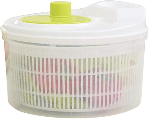 Hemoton Escurridor de pasta, 1 unidad giratoria para ensaladas, secadora de frutas, cesta de almacenamiento para el hogar, uso diario, cocina, cesta