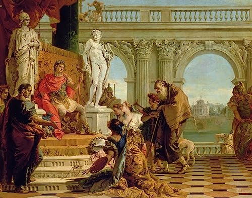Affiche décorative Mécène présentant les arts libéraux Battista poster 60x90cm SERENDIPITP