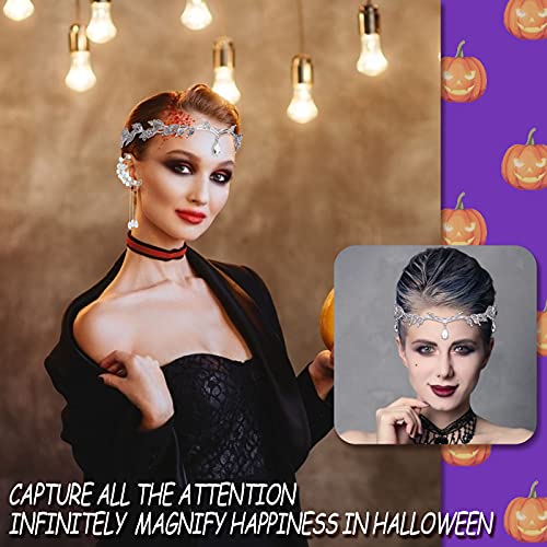 3 Pcs Elf Ear Cuffs Clip-On Earrings Rhinestone Leaf Crown Headband Set Elven Cosplay Fairy Ear Wrap Cuffs Earrings Pearl Tassel For Women Girls Wedding Jewelry #TOP3