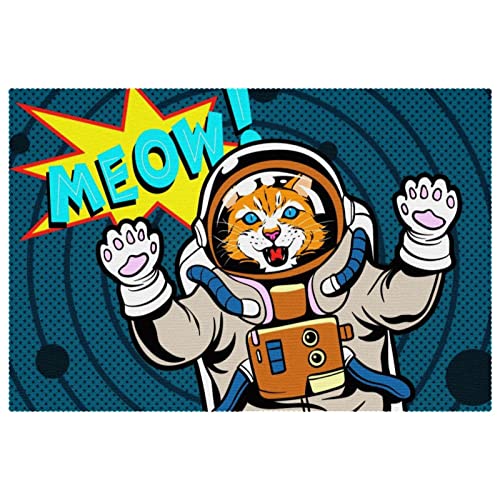 Set de table antidérapant chat pour protéger les meubles des taches