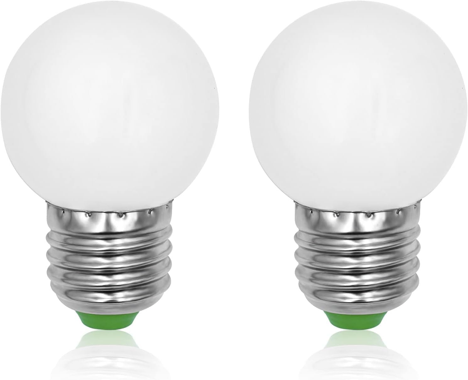 CITRA 7 Watt Led Light Bulb G45 Frosted E26/27 Base Dimmable - Pack of 2 (Tricolor)