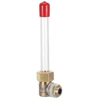 Tank Liquid Level Gauge - Water Level Meter for Buckets, RV Fresh Water Tanks, Fire Pools, 1/4 Indicator Tube for Accurate Fluid Measurement