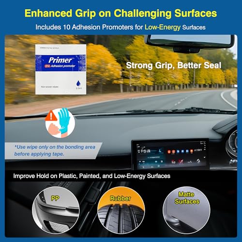 Tapsi Automotive Double Sided Tape, 0.4" x 36 ft Detail
