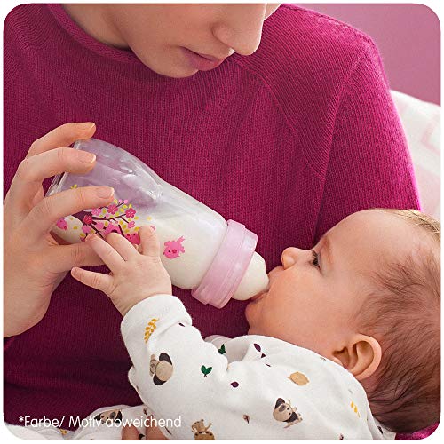 MAM Feel Good Babyflasche aus Glas 260 ml mit Schutzkappe