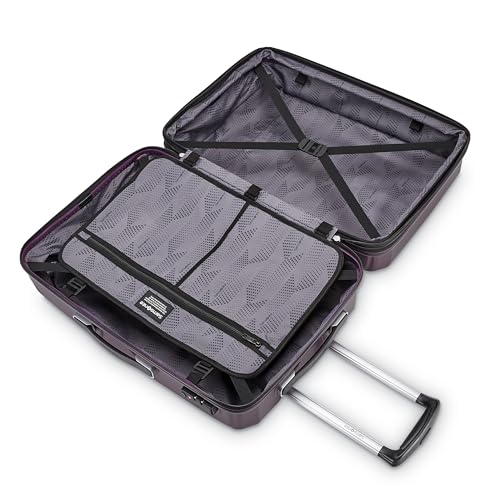 Image of Samsonite Winfield 3 DLX Hardside Expandable Luggage with Spinners, 2PC SET (CO /MED), Plum Ombre