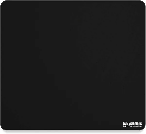 Glorious XL Heavy Gaming Mouse Mat/Pad - 5mm Thick, Stitched Edges, Black Cloth Mousepad | 16"x18" (G-HXL)