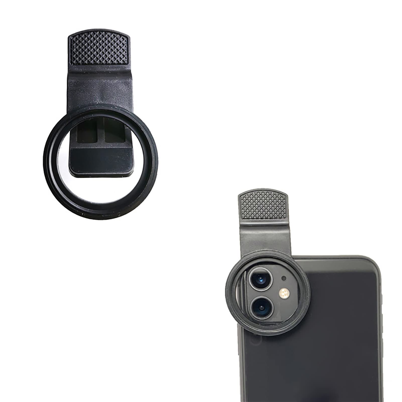 Akozon 37mm CPL Polaryzacyjny Filtr Obiektywu Przenośny Polaryzator Obiektyw Aparatu CPL Telefon Polaryzator Uniwersalny Klips na Kołowy Filtr Polaryzacyjny do Usuwania światła, Akozonu4anpozsk1