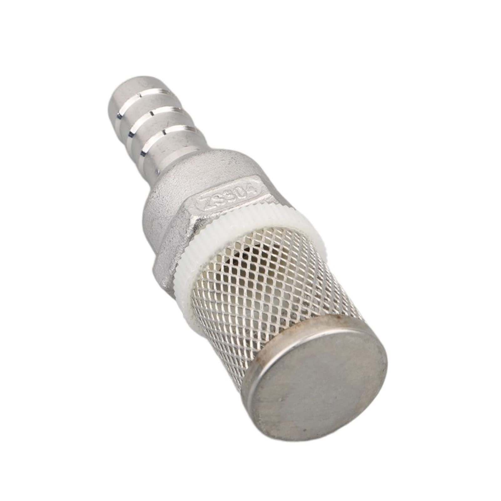 Filtro para Manguera de aspiración de jardín, 1 Pieza de Tubo de riego for jardín, Bomba de Lavado de Autos de Acero Inoxidable(14mm)
