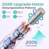 COSLUS Elektrische Nagelfräser für Gelnägel: 20000 u/Min Draht Einstellbare Geschwindigkeit and Drehrichtung Maniküre und Pediküre set，Nagelfeile Fräser für Gelnägel Acrylnägel (Lila)