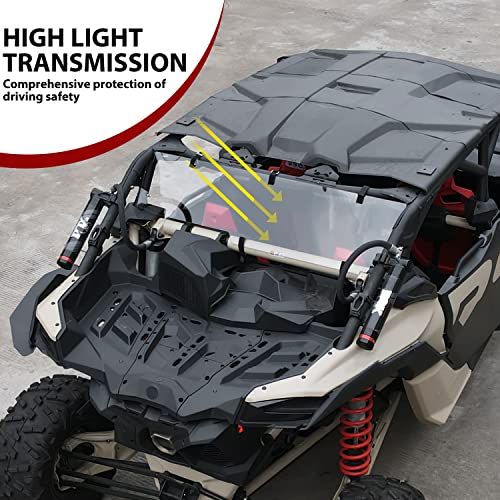 SAUTVS Clear Rear Windshield for Can Am Maverick X3 & MAX 2017-2026 by SAUTVS - Used condition - Image 2
