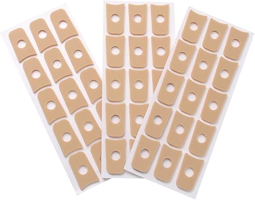 ARTIBETTER 45 almohadillas de fieltro para callos de espuma, almohadillas para los dedos de los pies, protector de maíz, autoadhesivas, almohadillas