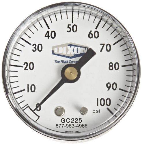 Jauge Dixon Valve GC225 contre les erreurs de pression avec cadran 5,1 cm précis