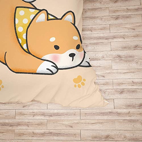Parure de lit avec housse de couette King polyester ultra doux CHEHONG