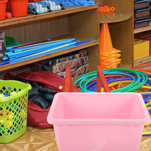 Cajas de plástico con diseño sencillo y resistente para útiles 6