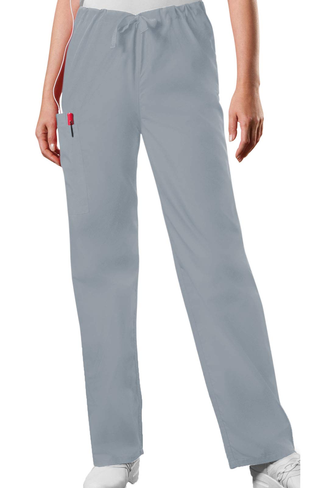 Cherokee Cargo Pant for Men and Women with Zip Fly Front and Adjustable Webbed Drawstring 4100
