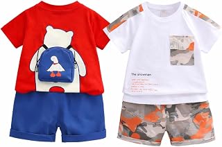Googo Gaaga Summer Outfits For Boys 2-Pack Price In India