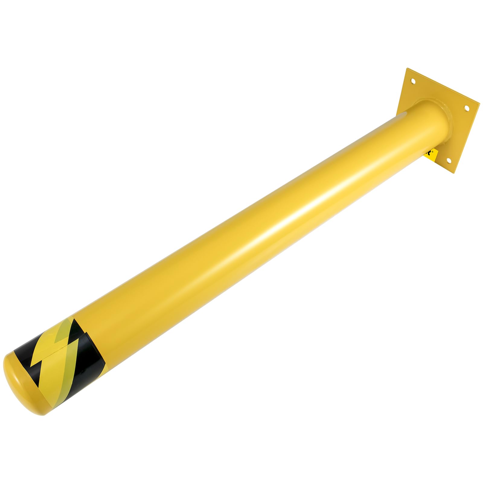 VEVOR 2 Stk. 107 cm Parkplatz-Sicherheitspoller Parkschrankenpfosten, 20 x 20 cm Parkbarriere Parkpfosten, Parkpfosten Verkehrsstraßenröhre Stange, Geeignet für Innen- und Außenbereiche, Parkplätze