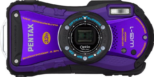 Pentax Optio Wg-1 Adventure Series 14 Mp Waterproof Digital Camera With 5X Wide-Angle Optical Zoom (Purple) #TOP4