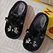 Puimentiua Winter Katze Hausschuhe,Damen Plüsch Hausschuhe,Kuschel Lustig Tiere Schuhe,Cat Slippers (44-45 EU)